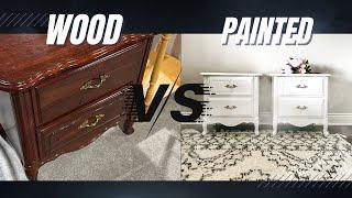 How to Paint Wood Furniture Using Wise Owl Paint / Side Hustle 2024/ Beginner Friendly