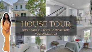 LUXURY HOME TOUR | Homes For Sale in Portsmouth, VA | Duplex for sale |  Under 285K