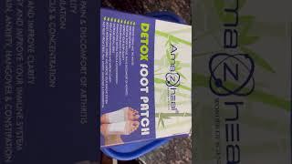 Recommending Amazheal detox foot patch good result 100%/#shortsfeed #trendingshorts #youtubeshorts