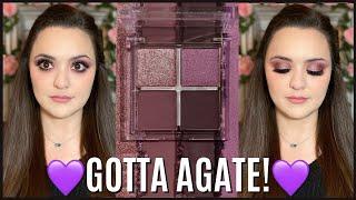 Colourpop Stay Jewel Quads! Gotta Agate | All Purple, Crystal Palette! Agate Stone Inspired 