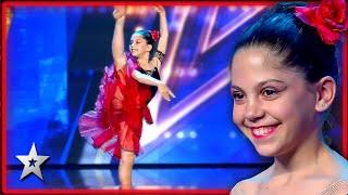 Sweet Young Dancer Performs a Beautiful Ballet Routine! | Kids Got Talent