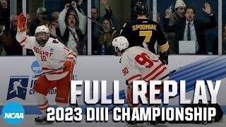 2023 NCAA DIII men's hockey championship | FULL REPLAY