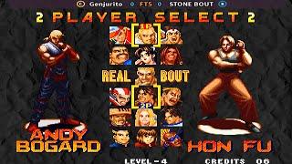 Fightcade  Real Bout Fatal Fury  Genjurito  Vs STONE BOUT  FT5