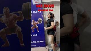 Delhi states  #powerlifting #statechampion #deadlift #competition #meet #strongwomen #shorts