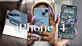 VLOGMAS: FROM ANDROID TO IOS, I GOT THE IPHONE 14 (256GB) BLUE, AESTHETIC UNBOXING AND SETUP