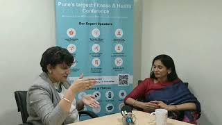 Sujata Shetty  interviewed by Manjula Nair at FITACON-Pune's Largest Fitness & Health Conference