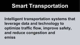 What is Smart Transportation