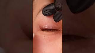 "Mastering Permanent Eyelid Makeup for Puffiness | PMU Techniques by Ksenia Logvinenko"