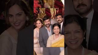 Chiranjeevi with his wife Surekha Konidala and Family #chiranjeevi #shorts #ytshorts