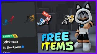 New FREE LIMITED UGC items , How to get FREE UGC LIMITED ITEMS Stickman on ROBLOX - Roblox