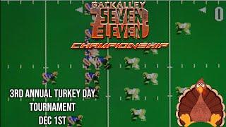 Tecmo Super Bowl NES Turkey Day 2024 Tournament (12/1/2024)