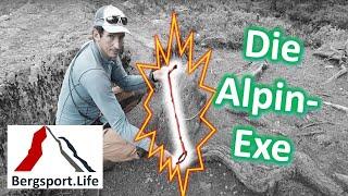 Die Alpin-Exe, verlängerbare Expresse beim Alpinklettern