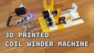 DIY 3D printed coil winder using ESP32