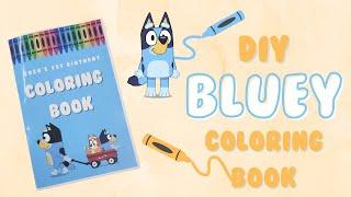 DIY Bluey Coloring Book