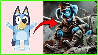 Bluey as WW1 Zombie Soldiers: Undead Heroes  | Great AI Animation Kingdom #2