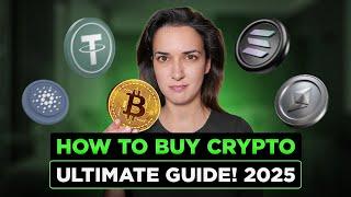 How to Buy Cryptocurrency  #1 Ultimate Beginner's Guide!  Step-by-Step: Buy & Secure (2025) ⭐⭐⭐⭐⭐