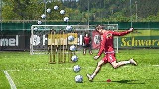 Freistoß Challenge vs. LUCA WALDSCHMIDT