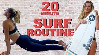 20 Minute Surf Exercise Routine with Lakey Peterson