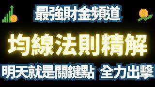 周一決戰美股。鴻海繼續躺平。深入研究均線法則的用法。｜蘋果｜Google｜好市多｜台泥｜
