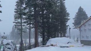 Sierra Nevada residents brace for several days of snowfall