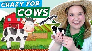 Crazy Cows – Learning About These Moo-velous Animals in Online Virtual Preschool Circle Time Class