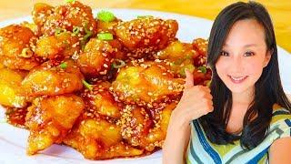 Sesame Chicken, Quick & Delicious Recipe, CiCi Li - Asian Home Cooking Recipes