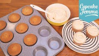 Salted Caramel Cupcake Sponge Recipe | Cupcake Jemma