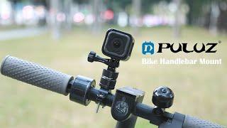 PULUZ 360 Degree Rotation Bike Aluminum Handlebar Adapter Mount