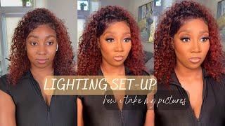 the perfect lighting set up for MUAs| Halle J.