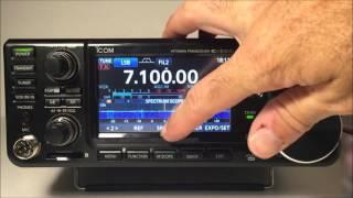 Icom IC-7300 HF/50mhz transceiver complete review demo