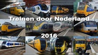 Treinen door Nederland in 2016