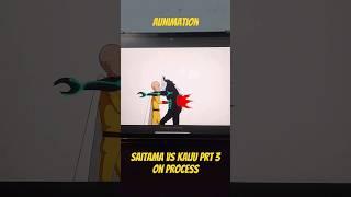 saitama vs kaiju no 8 prt 3 on process #kaijuno8anime  #onepunchman  #saitama  #viralshorts