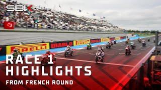 HIGHLIGHTS from a flag-to-flag Race 1 thriller in France! ️ | 2024 #FrenchWorldSBK 