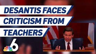 Teachers Criticize DeSantis For Suggesting Florida Schools Could Reopen | NBC 6