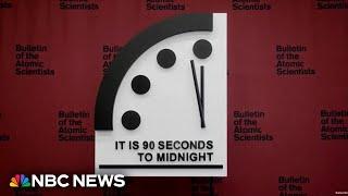 Doomsday Clock stays at 90 seconds to midnight for second straight year