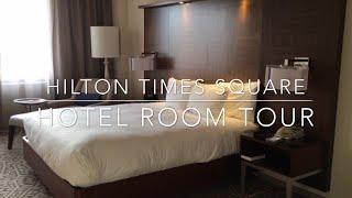 Hilton Times Square Hotel Room Tour | Tour do Quarto do Hotel | New York