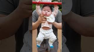 Funniest Daddy and Baby Moments / Funny Baby Fails Video #shorts