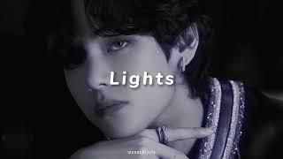 BTS- Lights (slowed+reverb) •