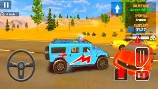 Police Car driving Simulator - #03 - new update police Car Android Gameplay