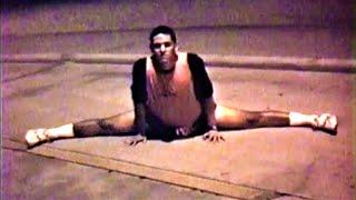 TAEKWONDO fighter ANDRE LIMA training (1991) VENICE BEACH CALIFORNIA USA || KICKING FLEXIBILITY WT