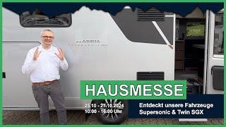 Hausmesse 25.-27. Oktober: Entdeckt unsere Fahrzeuge! Supersonic & Twin SGX