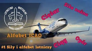 Od zera do Air Mastera #1 - Siły oddziaływujące na statek powietrzny, alfabet ICAO