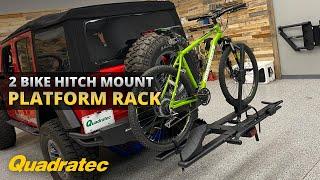 Quadratec 2 Bike Platform Rack for 2" Receiver Hitches