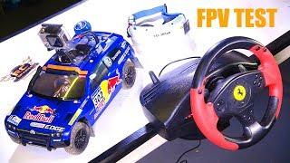 RC ADVENTURES - RED BULL FPV VW RALLY CAR & GAMiNG WHEEL MOD! Carisma AWD, FAT Shark, Thrustmaster