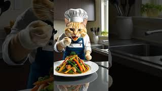 The Meow Chef is Plating the Dish