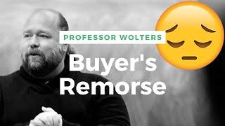 Why Do You Feel Bad After Buying Stuff? Buyers Remorse