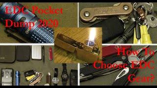 EDC Pocket Dump 2020 - Urban Survival Kit! - How to choose EDC gear?