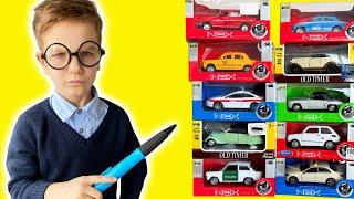 Mark and stories about learning with cars of different brands