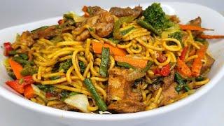 the best guyanese chicken chowmein| recipe