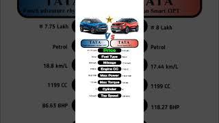 TATA Punch adventure rhythm AMT Vs TATA Nexon Smart OPT #technnu